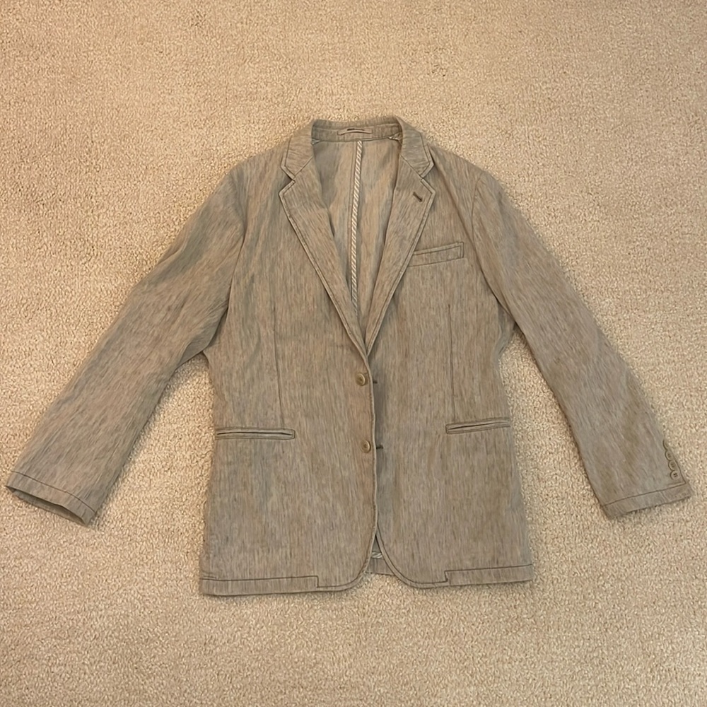 Armani Collezioni Men’s Blazer in Cotton and Linen Size L